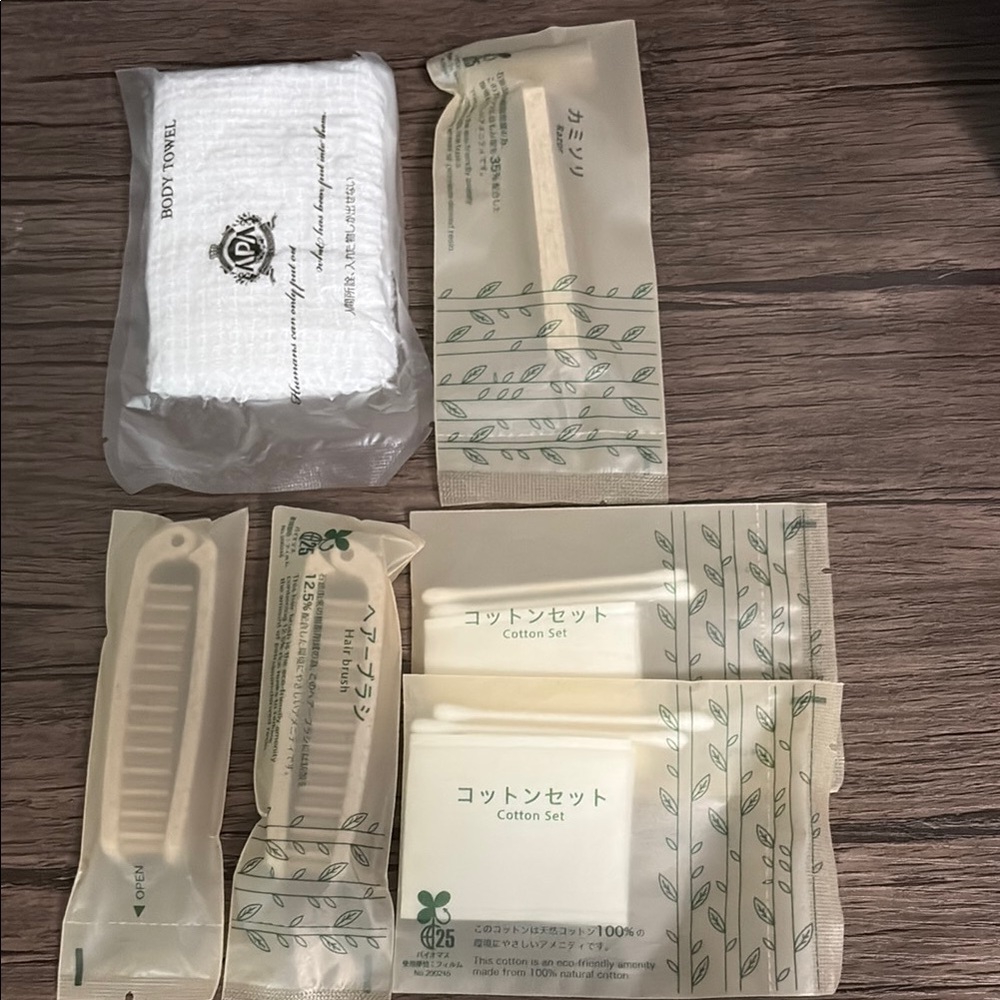 Japanese Cotton Set with Comb